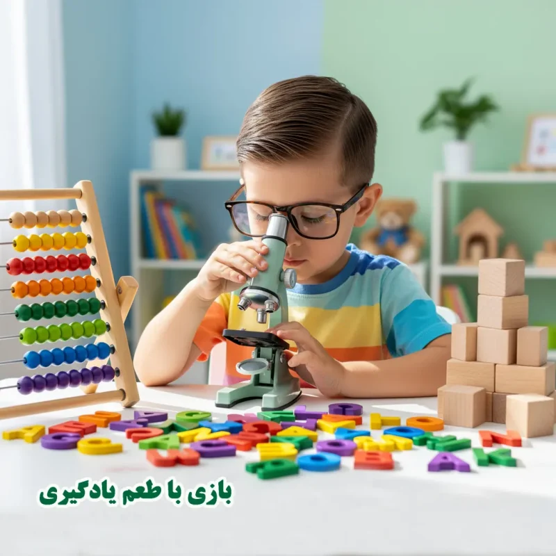 انواع اسباب بازی آموزشی و علمی برای کودکان روی میز